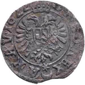 FERDINAND II. 1619-1637 3 Kreuzers 1622 Prague Silver Ag. 0,90g 18mm , MKČ#708, KM#324, R!!