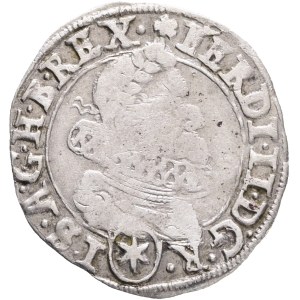 FERDINAND II. 1619-1637 3 Kreuzers 1628 Kuttenberg (Kutná Hora) mincmistr Hölzl Silver Ag. 1,63g 21mm , MKČ#809, R!!