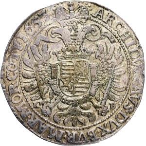 FERDINAND III. 1637-1657 1 Thaler 1653 K.B. Kremnica , Ag.900 25,99g , 38mm Kremnica , ÉH#939, KM#107