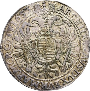FERDINAND III. 1637-1657 1 Thaler 1653 K.B. Kremnica , Ag.900 25,99g , 38mm Kremnica , ÉH#939, KM#107