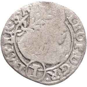 LEOPOLD I. 1657-1705 1 Kreuzer 1660 Kuttenberg mintmaster Gregor Hackel, KM#485 Ag.0,84g 16mm R!!