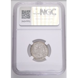 LEOPOLD I. 1657-1705 3 Kreuzers 1666 SHS Breslau (Wroclaw) KM#471, Ag. 1,6g 21,2mm NGC 6648710-013