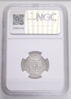 LEOPOLD I. 1657-1705 3 Kreuzers 1667 SHS Breslau (Wroclaw) KM#471, Ag. 1,6g 21,2mm NGC 6647803-006