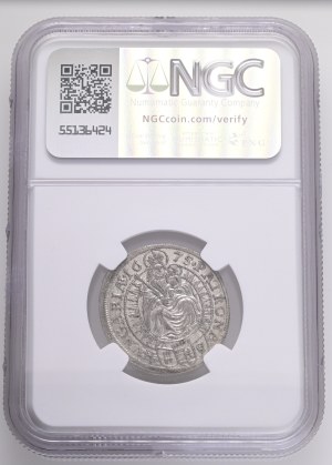 LEOPOLD I. 1657-1705 6 Kreuzers 1675 GC Bratislava KM#195, ÉH#1074 Ag. 3,65g 25mm NGC8360461-020