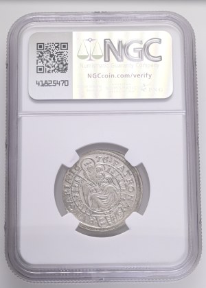 LEOPOLD I. 1657-1705 6 Kreuzers 1676 GC Bratislava KM#195, ÉH#1074 Ag. 3,65g 25mm NGC8360461-018