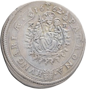 LEOPOLD I. 1657-1705 XV. Kreuzers 1662 KB Kremnica , Silver Ag. 5,84g 31mm KM#175, ÉH#1058