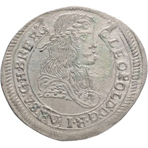 LEOPOLD I. 1657-1705 XV. Kreuzers 1678 KB Kremnica , Silver Ag. 6,14g 31mm KM#175, ÉH#1060