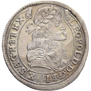 LEOPOLD I. 1657-1705 XV. Kreuzers 1683 KB Kremnica , Silver Ag. 6,20g 31mm KM#175, ÉH#1060