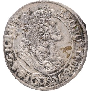 LEOPOLD I. 1657-1705 XV. Kreuzers 1691 KB Kremnica , Silver Ag. 5,77g 30mm KM#209, ÉH#1064a