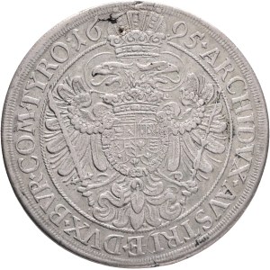 LEOPOLD I. 1657-1705 1 Thaler 1695 Vienna , KM# 1275.4, Herinek# 593-595, Dav EC II# 3229-3229A Ag. 28,20mm 47mm,