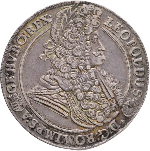 LEOPOLD I. 1657-1705 1 Thaler 1697 KB Kremnica KM#214.8, ÉH#1021 Ag. 28,3g, 45mm,KM#214.8, ÉH#1021