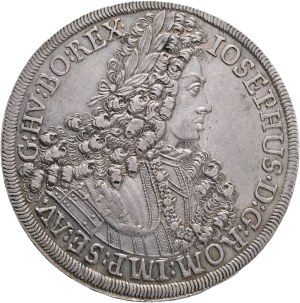 JOSEPH I. 1705-1711 1 Thaler 1707, Hall , Ag. 875, 28,05g, 42 mm, KM#1438