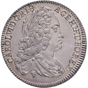 CHARLES VI. 1711-1740 1/4 Thaler 1740 Hall, Silver Ag. 7,08g 32mm, KM#1666