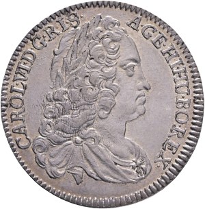 CHARLES VI. 1711-1740 1/4 Thaler 1740 Hall, Silver Ag. 7,08g 32mm, KM#1666