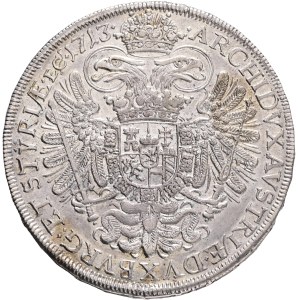 CHARLES VI. 1711-1740 1 Thaler 1713 Graz, Ag.875 28,5g 43mm, KM# 1551, Dav EC III# 1039 RR!