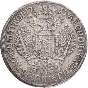 CHARLES VI. 1711-1740 1 Thaler 1713, Hall Ag. 28,67g, 42 mm, KM#1552