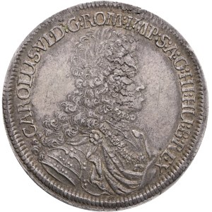 CHARLES VI. 1711-1740 1 Thaler 1714, Hall, Ag.875 28,5g 43mm, KM#1570, Her#333-337
