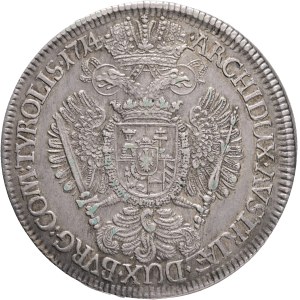 CHARLES VI. 1711-1740 1 Thaler 1714, Hall, Ag.875 28,8g 43mm, KM#1570, Her#333-337