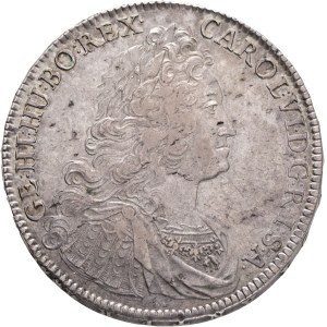 CHARLES VI. 1711-1740 1 Thaler 1724 Hall Silver Ag. 28,79g 43mm, KM#1594