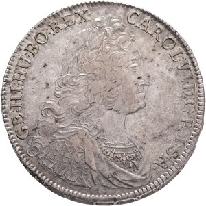 CHARLES VI. 1711-1740 1 Thaler 1724 Hall Silver Ag. 28,79g 43mm, KM#1594
