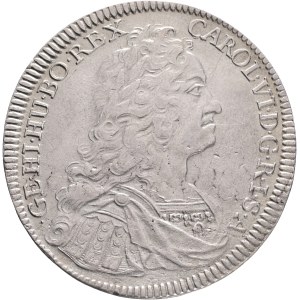 CHARLES VI. 1711-1740 1 Thaler 1733 Hall Ag. 28,49g, 42 mm, KM#1617, DavAus#1054