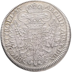 CHARLES VI. 1711-1740 1 Thaler 1733 Hall Ag. 28,49g, 42 mm, KM#1617, DavAus#1054
