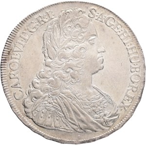 CHARLES VI. 1711-1740, 1 Thaler 1735 Vienna, Ag. 28,74g 43mm , KM# 1579.3, extraordinary specimen