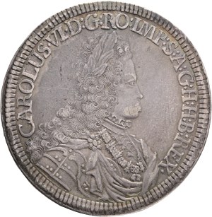 CHARLES VI. 1711-1740 2 Thaler, ND,Hall Ag.800, 56,85g 47mm KM#1523, Her#281