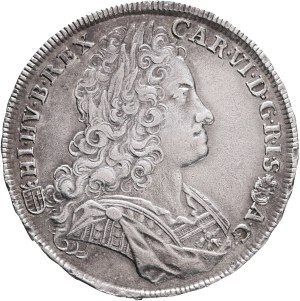 CHARLES III. (VI.) 1711-1740 1/2 Thaler 1720 K.B. Kremnica, Hal#557, Husz#1611 Ag. 14,19g 33mm