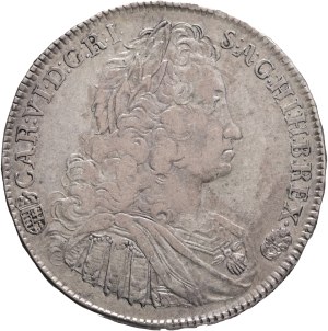 CHARLES III. (VI.) 1711-1740 1/2 Thaler 1737 K.B. Kremnica , ÉH#1188, KM#313 Silver Ag. 14,35g 35 mm