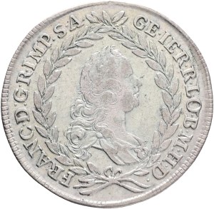 FRANCIS I. of LORRAINE 1745-1765, 20 Kreuzers 1755 PR Prague , Silver Ag.583 6,59g 27mm, KM# 2028, Schön DM# 141