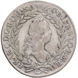 FRANCIS I. of LORRAINE 1745-1765, 20 Kreuzers 1759 PR Prague , Silver Ag.583 6,54g 27mm, KM# 2028, Schön DM#141,