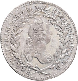 FRANCIS I. of LORRAINE 1745-1765, 20 Kreuzers 1761 NB Baia Mare , Silver Ag.583 6,54g 27mm, KM#2028, Schön DM#141, just.