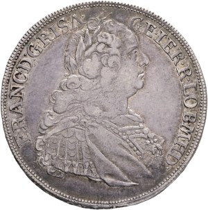 FRANCIS I. of LORRAINE 1745-1765 1/2 Thaler 1751*X GR, Graz, just, Ag. 13,99g 35mm, KM#2036