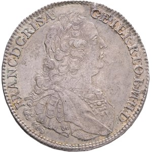 FRANCIS I. of LORRAINE 1745-1765 1 Thaler 1754 K.B. Kremnica, Husz#1787 Ag. 27,68g 40mm just.