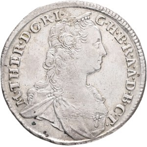 MARIA THERESIA 1740-1780, XV. Kreuzers 1748 KB Kremnica, Silver Ag. 6,07g 28mm , Her#1115, just.