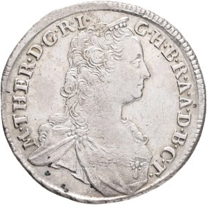 MARIA THERESIA 1740-1780, XV. Kreuzers 1748 KB Kremnica, Silver Ag. 6,07g 28mm , Her#1115, just.