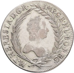 MARIA THERESIA 1740-1780, 20 Kreuzers 1763 KB Kremnica, Silver Ag.583 6,54g 28,2mm ÉH#1240, KM#366