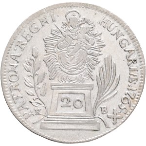MARIA THERESIA 1740-1780, 20 Kreuzers 1765 KB Kremnica, Silver Ag.583 6,60g 28,2mm ÉH#1240, KM#367