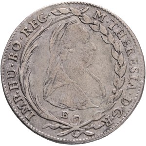 MARIA THERESIA 1740-1780, 20 Kreuzers 1778*X B S.K..-P.D. Kremnica mintmaster + conroller S.A.K. von Klemmersberg&P.Damiani , Silver Ag.583 6,55g 28mm , KM#390, ÉH#1242