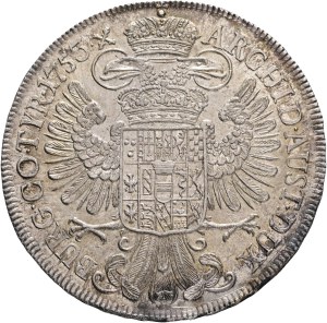 MARIA THERESIA 1740-1780 1 Thaler 1753 Vienna KM#1807 Ag.875 28,08g 39mm R!