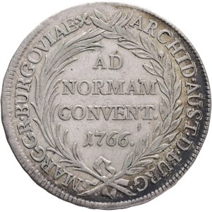 MARIA THERESIA 1740-1780 1 Thaler 1766 Günzburg, KM#16, Her#497 Ag.833 28,12g 41mm , mintmastrs J.Cronberg & F.I.Aycherau
