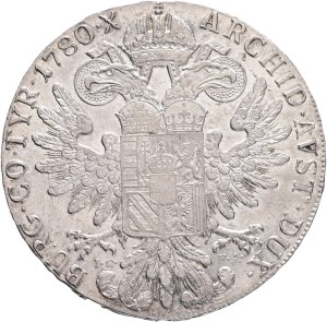 MARIA THERESIA 1740-1780 1 Thaler 1780*X I.C. F.A. , original old mintage Vienna, KM#1866.2 Ag.833 28,12g 41mm , mintmasters J.Cronberg & F.I.Aycherau