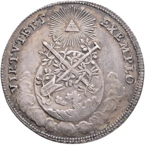 JOSEPH II. 1765-1790 Silver Token 1764, coronation by Roman emperor, Frankfurt, KM#Pn52, Silver Ag. 4,11g 24mm patina