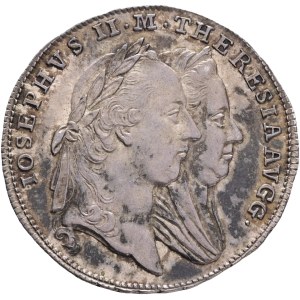 JOSEPH II. 1765-1790 Silver Token 1764, tribute in the principality of Halics, Nov#F.2.b Silver Ag.3,99g 25mm, patina