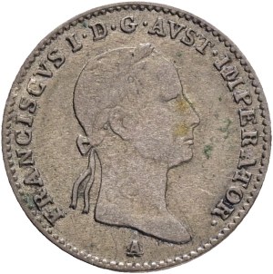 FRANCIS I. of Austria 1792-1835 3 Kreuzers 1832 A, KM#2121 Billon Ag.346, 1,67g 18mm, Vienna
