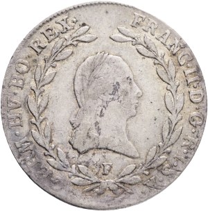 FRANCIS I. of Austria 1792-1835 20 Kreutzer 1803 F, KM#2139 , Ag.583 6,54g 28/1,4mm, Hall