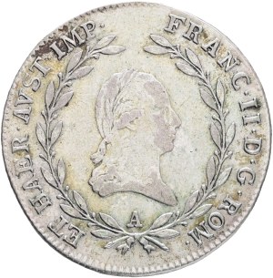 FRANCIS I. of Austria 1792-1835 20 Kreuzers 1806 A, KM#2141 Ag.583 6,68g 28/mm, Vienna