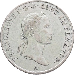 FRANCIS I. of Austria 1792-1835 20 Kreuzers 1831 A Vienna Silver Ag.583 6,64g 26,62mm, KM#2147, Adamo# C35