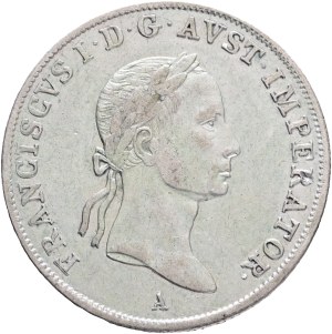 FRANCIS I. of Austria 1792-1835 20 Kreuzers 1831 A Vienna Silver Ag.583 6,64g 26,62mm, KM#2147, Adamo# C35